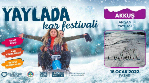 Akkuş Hafta Sonu Kar Festivaline Ev Sahipliği Yapacak
