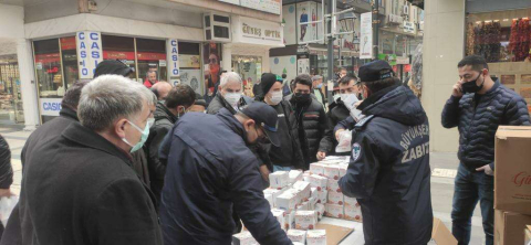 Büyükşehirden Kandil Simidi İkramı