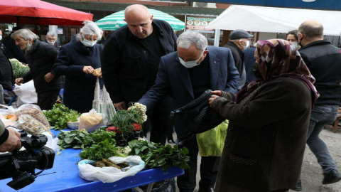 Başkan Güler Pazar Esnafına Misafir Oldu