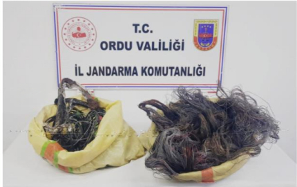 Kablo Hırsızları Jandarmadan Kaçamadı