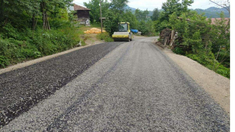 6 Km’lik Yol Asfalta Kavuştu
