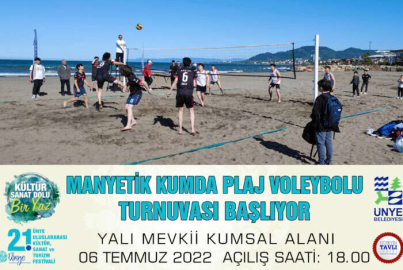 Plaj Voleybol Turnuvası Başlıyor