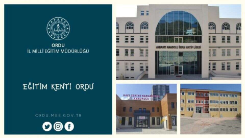 Ordu’da Büyük Eğitim Yatırımları