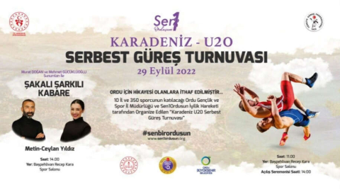 Karadeniz-Ordu Liseler Arası Güreş Turnuvası 29 Eylül’de