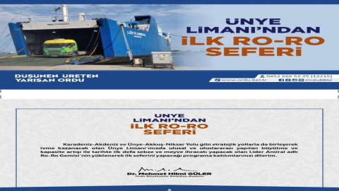 Ordu İçin Tarihi Gün BUGÜN