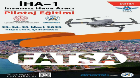 Fatsa’da iHA-1 Ticari Pilot Eğitimi