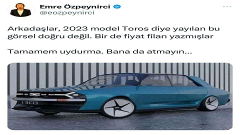 2023 MODEL TOROSLAR YOLDA KALDI