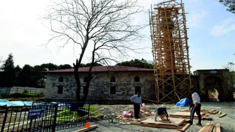 600 YILLIK TARİHİ CAMİİ GELECEĞE TAŞINIYOR