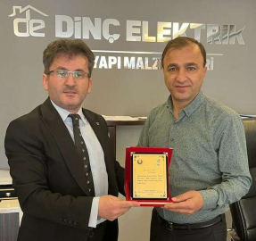 ODU MYO MÜDÜRÜ DOÇ. DR. TUĞRUL ÖZCAN’DAN FADEF BAŞKANI EROL DİNÇ’E ANLAMLI ZİYARET