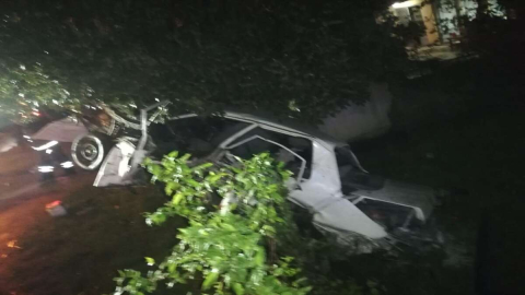 Trafik Kazasında İki Kişi Ağır Yaralandı