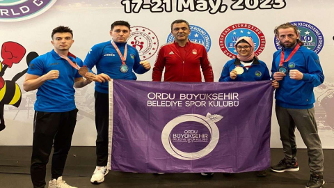 2 GÜMÜŞ, 3 BRONZ MADALYA