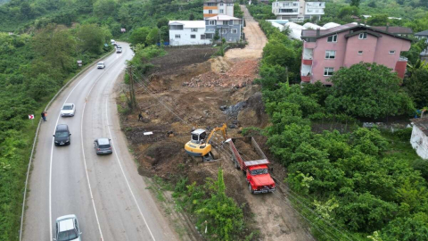 yol genişletme çalışmalarında sona yaklaştı