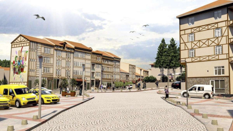 Ulubey’de 121 Binaya Dış Cephe Çalışması