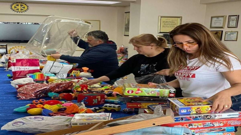 Rotary Kulübü Çocukları Unutmadı