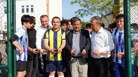 SAHANIN AÇILIŞI DA MAÇI DA BAŞKAN KİBAR’DAN