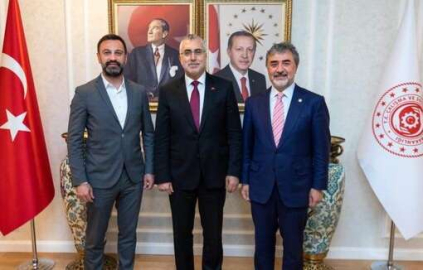 BAKAN IŞIKHAN’A HAMARAT VE ALTAŞ’TAN ZİYARET