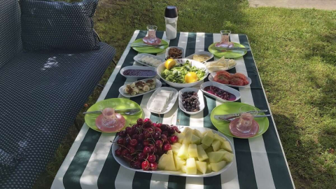 SERPME KAHVALTI YERİNE SERPME PİKNİK DÖNEMİ