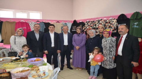 Kaymakam Sakızcı El Emeği Sergisinde