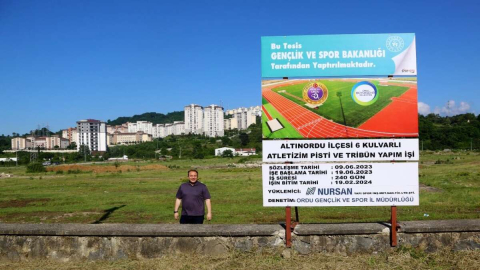 Ordu'ya atletizm sahası kuruluyor