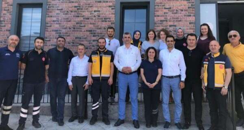 TÜZÜN, İLÇE HASTANELERİNİ İNCELEDİ