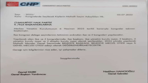 CHP'den yeni kararlar