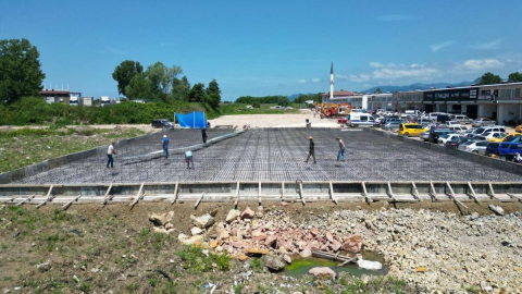 38 DÜKKANIN DAHA YAPIMINA BAŞLANDI