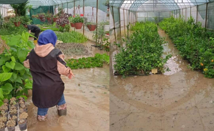 Eğitim ve Üretim Merkezi Ciddi Hasar Aldı