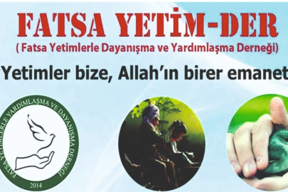 FATSA YETİM-DER BİN 221 ÖĞRENCİYE DOKUNUYOR
