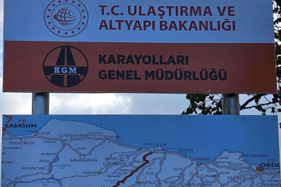 Akkuş-Niksar Yolu İçin Tabelalar Yerleştirildi