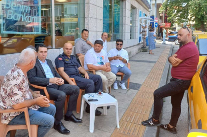 Kaymakam Ve Komutan Taksicileri Dinledi