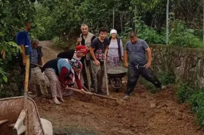 MAHALLELİDEN YOL SEFERBERLİĞİ