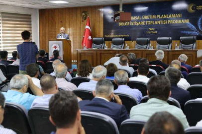 ORDU’DA BÖLGE TARIMI GÖRÜŞÜLDÜ