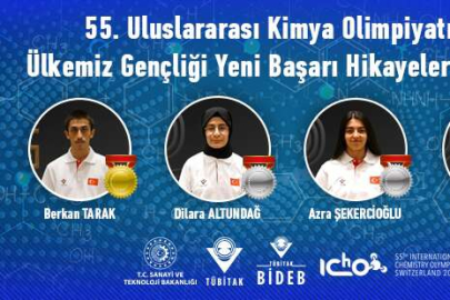 KİMYA OLİMPİYATINDA BÜYÜK YENİ BAŞARI!