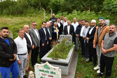 MİLLİ GÜREŞÇİ MEZARI BAŞINDA ANILDI