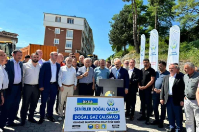AYBASTI’DA DOĞALGAZ STARTI VERİLDİ