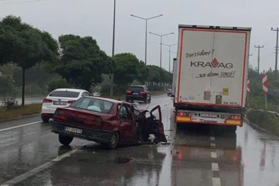ORDULU AİLE KAZA YAPTI: 1 ÖLÜ, 2 YARALI