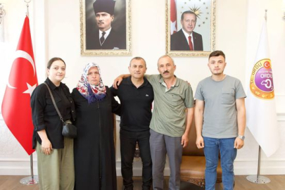 ŞEHİT AİLELERİNDEN VALİ SONEL’E ZİYARET