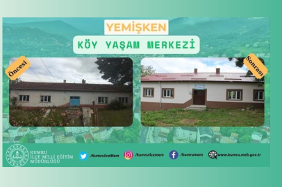 YEMİŞKEN'DE KÖY YAŞAM MERKEZİ AÇILDI