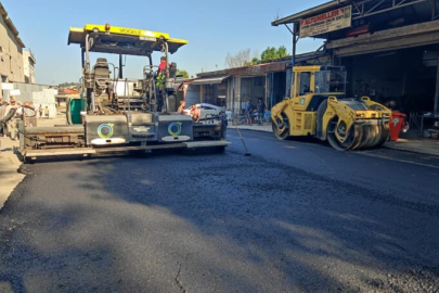 ÜNYE SANAİSİNE SICAK ASFALT