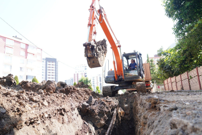 DOLUNAY MAHALLESİNDE ALTYAPI ÇALIŞMALARI SÜRÜYOR