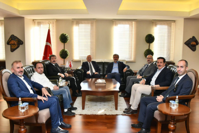 ORDU'LU BÜROKRATLARDAN SAMSUN VALİ'SİNE ZİYARET