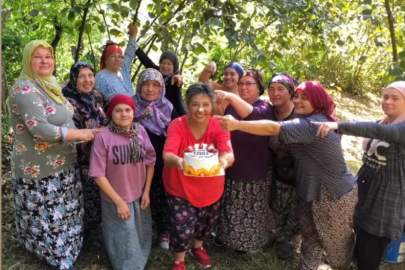 KONU FINDIKSA DOĞUM GÜNÜ BİLE BAHÇEDE KUTLANIR