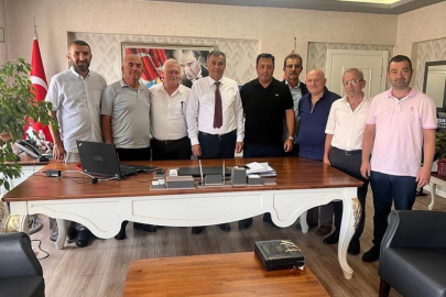 MUHTARLARDAN EMNİYET MÜDÜRÜNE ZİYARET
