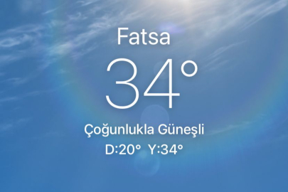 HAVA SICAKLIĞI İNSAN BUNALTIYOR