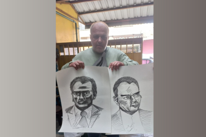 RESSAM YAKUP ÖZGEN'DEN  KARA KALEM ÇALIŞMALARI
