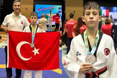 MİLLİ TEAKWONDUCU DÜNYA İKİNCİSİ