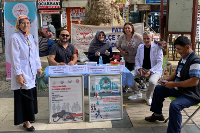 İLÇE SAĞLIK, HALKI BİLGİLENDİRDİ