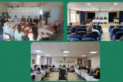 MÜDÜR EVİN, ÖĞRETMENLER İLE BİR ARAYA GELDİ