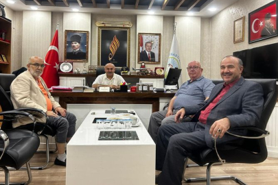 GURBETÇİLERDEN BAŞKAN GEÇTAN’A ZİYARET