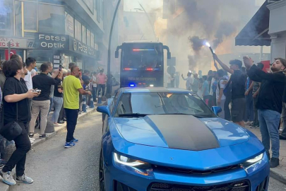 FATSA BELEDİYESPOR KONVOY YAPTI